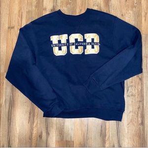 uc davis crewneck